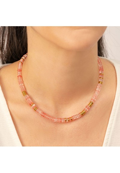 Κολιέ N-4268-PINK