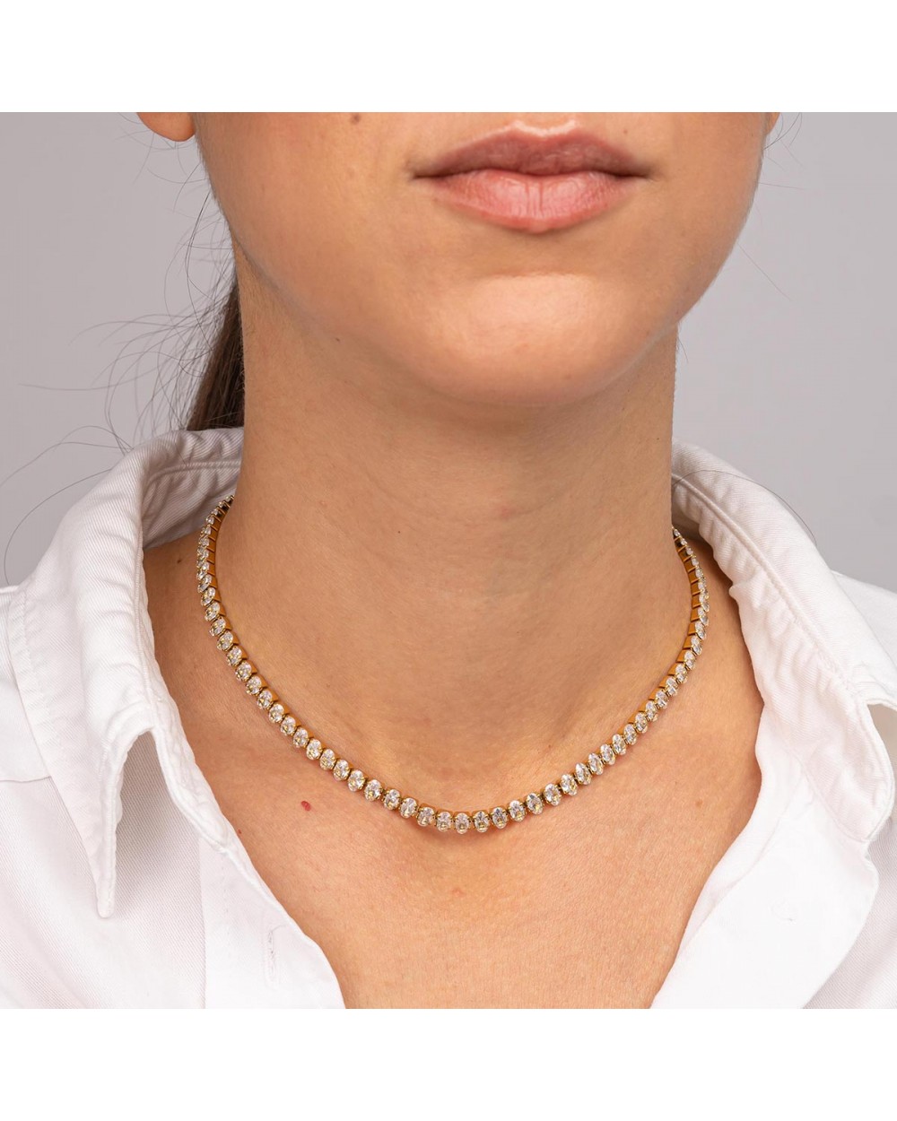 Κολιέ N-YH584A-WHITE-G-145