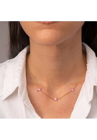 Κολιέ N005-PINK