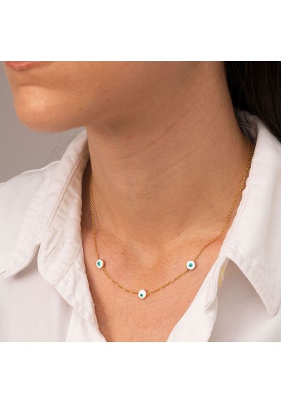 Κολιέ N005-WHITE