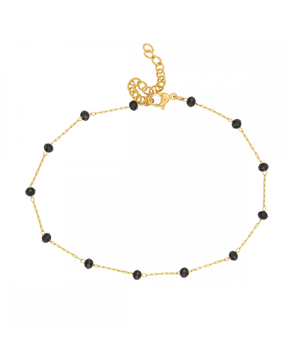 Βραχιόλια ποδιού PE-1809-01-BLACK