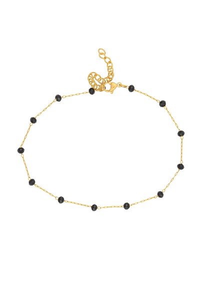 Βραχιόλια ποδιού PE-1809-01-BLACK