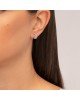 Σκουλαρίκια καρφωτά Excite Fashion Jewellery, ροζέτα, σχέδιο σταγόνα, με ροζ και λευκά ζιργκόν, από επιπλατινωμένο ασήμι 925. S-99-ROZ-S-11 Κοσμήματα Σκουλαρίκια καρφωτά Excite Fashion Jewellery, ροζέτα, σχέδιο σταγόνα, με ροζ και λευκά ζιργκόν, από επιπλατινωμένο ασήμι 925. S-99-ROZ-S-11 Κοσμήματα