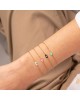 Βραχιόλι της Excite Fashion Jewellery, ματάκι με μαύρο και τιρκουάζ σμάλτο από ανοξείδωτο επιχρυσωμένο ατσάλι. B001-BLACK-4 Κοσμήματα Βραχιόλι της Excite Fashion Jewellery, ματάκι με μαύρο και τιρκουάζ σμάλτο από ανοξείδωτο επιχρυσωμένο ατσάλι. B001-BLACK-4 Κοσμήματα