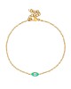 Χειροποίητο βραχιόλι της Excite Fashion Jewellery, ματάκι με τυρκουάζ σμάλτο και επίχρυση αλυσίδα από ανοξείδωτο ατσάλι. B001-TYRK-4 Κοσμήματα Χειροποίητο βραχιόλι της Excite Fashion Jewellery, ματάκι με τυρκουάζ σμάλτο και επίχρυση αλυσίδα από ανοξείδωτο ατσάλι. B001-TYRK-4 Κοσμήματα