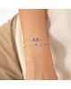 Βραχιόλι Excite Fashion Jewellery οβάλ ματάκι με λευκά και μπλέ ζιργκόν απο επιπλατινωμένο ασήμι 925.B-11-7-S-59 Κοσμήματα Βραχιόλι Excite Fashion Jewellery οβάλ ματάκι με λευκά και μπλέ ζιργκόν απο επιπλατινωμένο ασήμι 925.B-11-7-S-59 Κοσμήματα