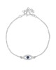 Βραχιόλι Excite Fashion Jewellery οβάλ ματάκι με λευκά και μπλέ ζιργκόν απο επιπλατινωμένο ασήμι 925.B-11-7-S-59 Κοσμήματα Βραχιόλι Excite Fashion Jewellery οβάλ ματάκι με λευκά και μπλέ ζιργκόν απο επιπλατινωμένο ασήμι 925.B-11-7-S-59 Κοσμήματα