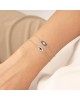 Βραχιόλι Excite Fashion Jewellery οβάλ ματάκι με μπλέ και λευκό ζιργκόν απο επιπλατινωμένο ασήμι 925.B-11-8-G-55 Κοσμήματα Βραχιόλι Excite Fashion Jewellery οβάλ ματάκι με μπλέ και λευκό ζιργκόν απο επιπλατινωμένο ασήμι 925.B-11-8-G-55 Κοσμήματα