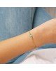 Βραχιόλι ματάκι Excite Fashion Jewellery με τιρκουάζ και λευκά ζιργκόν απο επιχρυσωμένο ασήμι 925. B-11-9-G-59 Κοσμήματα Βραχιόλι ματάκι Excite Fashion Jewellery με τιρκουάζ και λευκά ζιργκόν απο επιχρυσωμένο ασήμι 925. B-11-9-G-59 Κοσμήματα