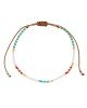 Βραχιόλι λεπτό μακραμέ Boho της Excite Fashion Jewellery, με πολύχρωμες και χρυσές χάντρες. B-110492-4 Κοσμήματα Βραχιόλι λεπτό μακραμέ Boho της Excite Fashion Jewellery, με πολύχρωμες και χρυσές χάντρες. B-110492-4 Κοσμήματα