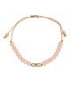Βραχιόλι μακραμέ της Excite Fashion Jewellery, ματάκι με σμάλτο σε επίχρυση μπάρα και nude πέτρες. B-1400-01-02-49 Κοσμήματα Βραχιόλι μακραμέ της Excite Fashion Jewellery, ματάκι με σμάλτο σε επίχρυση μπάρα και nude πέτρες. B-1400-01-02-49 Κοσμήματα
