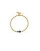 Βραχιόλι της Excite Fashion Jewellery, σταυρός με ματάκι φίλντισι, σε αλυσίδα από επιχρυσωμένο ανοξείδωτο ατσάλι. B-1713-01-06-58 Κοσμήματα Βραχιόλι της Excite Fashion Jewellery, σταυρός με ματάκι φίλντισι, σε αλυσίδα από επιχρυσωμένο ανοξείδωτο ατσάλι. B-1713-01-06-58 Κοσμήματα