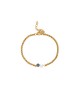 Βραχιόλι της Excite Fashion Jewellery, καρδιά με ματάκι φίλντισι, σε αλυσίδα από επιχρυσωμένο ανοξείδωτο ατσάλι. B-1713-01-17-58 Κοσμήματα Βραχιόλι της Excite Fashion Jewellery, καρδιά με ματάκι φίλντισι, σε αλυσίδα από επιχρυσωμένο ανοξείδωτο ατσάλι. B-1713-01-17-58 Κοσμήματα