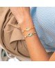 Χειροποίητο βραχιόλι μακραμέ της Excite Fashion Jewellery, ψαράκι με σμάλτο και χρυσές B-1721-01-07-45 χάντρες. Κοσμήματα Χειροποίητο βραχιόλι μακραμέ της Excite Fashion Jewellery, ψαράκι με σμάλτο και χρυσές B-1721-01-07-45 χάντρες. Κοσμήματα