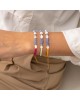Χειροποίητο βραχιόλι της Excite Fashion Jewellery, με κοχυλάκια, κίτρινες και μπλε-λευκές ριγέ χάντρες. B-1762-16 Κοσμήματα Χειροποίητο βραχιόλι της Excite Fashion Jewellery, με κοχυλάκια, κίτρινες και μπλε-λευκές ριγέ χάντρες. B-1762-16 Κοσμήματα