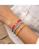 Χειροποίητο καλοκαιρινό βραχιόλι της Excite Fashion Jewellery, με τιρκουάζ, λευκές, γαλάζιες, μπλέ, και χρυσές χάντρες, από επιχρυσωμένο ανοξείδωτο ατσάλι. B-1767-30 Κοσμήματα Χειροποίητο καλοκαιρινό βραχιόλι της Excite Fashion Jewellery, με τιρκουάζ, λευκές, γαλάζιες, μπλέ, και χρυσές χάντρες, από επιχρυσωμένο ανοξείδωτο ατσάλι. B-1767-30 Κοσμήματα