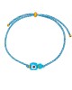 Χειροποίητο βραχιόλι της Excite Fashion Jewellery, δίχρωμο κορδόνι, ματάκι κύβος, τιρκουάζ χάντρα, και χρυσές μπίλιες. B-1774-14 Κοσμήματα Χειροποίητο βραχιόλι της Excite Fashion Jewellery, δίχρωμο κορδόνι, ματάκι κύβος, τιρκουάζ χάντρα, και χρυσές μπίλιες. B-1774-14 Κοσμήματα