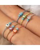 Χειροποίητο βραχιόλι της Excite Fashion Jewellery, δίχρωμο κορδόνι, μωβ ματάκι κύβος, τιρκουάζ χάντρα, και χρυσές μπίλιες. B-1774-24 Κοσμήματα Χειροποίητο βραχιόλι της Excite Fashion Jewellery, δίχρωμο κορδόνι, μωβ ματάκι κύβος, τιρκουάζ χάντρα, και χρυσές μπίλιες. B-1774-24 Κοσμήματα