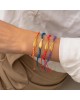 Χειροποίητο βραχιόλι μακραμέ  της Excite Fashion Jewellery, μπλέ κορδόνι, επίχρυσο ψαράκι. B-1781-07 Κοσμήματα