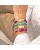 Χειροποίητο βραχιόλι μακραμέ της Excite Fashion Jewellery, φούξια κορδόνι και ψαράκι. B-1787-24 Κοσμήματα Χειροποίητο βραχιόλι μακραμέ της Excite Fashion Jewellery, φούξια κορδόνι και ψαράκι. B-1787-24 Κοσμήματα