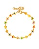 Βραχιόλι της Excite Fashion Jewellery, λουλουδάκια, με πολυχρωμο σμάλτο, από ανοξείδωτο επίχρυσο ατσάλι. B-1796-2 Κοσμήματα Βραχιόλι της Excite Fashion Jewellery, λουλουδάκια, με πολυχρωμο σμάλτο, από ανοξείδωτο επίχρυσο ατσάλι. B-1796-2 Κοσμήματα