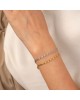 Βραχιόλι  αλυσίδα από επίχρυσο ατσάλι της Excite Fashion Jewellery. B-1843-01 Κοσμήματα