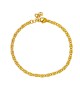 Βραχιόλι  αλυσίδα από επίχρυσο ατσάλι της Excite Fashion Jewellery. B-1843-01 Κοσμήματα