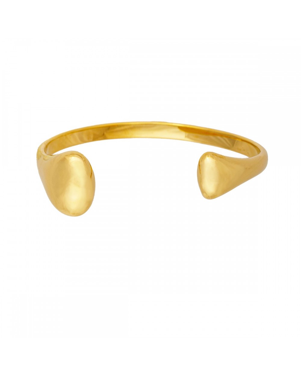 Ατσάλινο επίχρυσο βραχιόλι χειροπέδα της Excite Fashion Jewellery B-2124-G Κοσμήματα Ατσάλινο επίχρυσο βραχιόλι χειροπέδα της Excite Fashion Jewellery B-2124-G Κοσμήματα