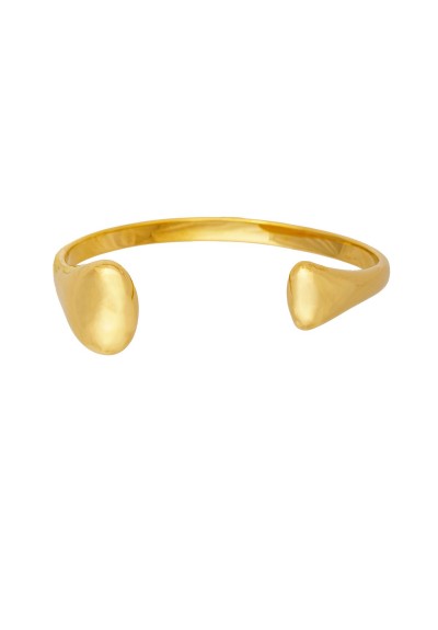 Ατσάλινο επίχρυσο  βραχιόλι χειροπέδα της Excite Fashion Jewellery B-2124-G Ατσάλινο επίχρυσο  βραχιόλι χειροπέδα της Excite Fashion Jewellery B-2124-G