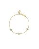 Βραχιόλι Excite fashion Jewellery αστεράκια με τυρκουάζ ζιργκόν από επιχρυσωμένο ασήμι 925. B-27-TYRK-G-7 Κοσμήματα Βραχιόλι Excite fashion Jewellery αστεράκια με τυρκουάζ ζιργκόν από επιχρυσωμένο ασήμι 925. B-27-TYRK-G-7 Κοσμήματα