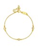 Βραχιόλι Excite Fashion Jewellery με λευκά ζιργκόν από επιχρυσωμένο ασήμι 925. B-36-AS-G-65 Κοσμήματα Βραχιόλι Excite Fashion Jewellery με λευκά ζιργκόν από επιχρυσωμένο ασήμι 925. B-36-AS-G-65 Κοσμήματα