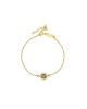 Βραχιόλι ματάκι Excite Fashion Jewellery με λευκά και μπλέ ζιργκόν από επιχρυσωμένο ασήμι 925. B-38-AS-G-62 Κοσμήματα Βραχιόλι ματάκι Excite Fashion Jewellery με λευκά και μπλέ ζιργκόν από επιχρυσωμένο ασήμι 925. B-38-AS-G-62 Κοσμήματα