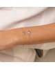 Βραχιόλι Excite fashion Jewellery κορωνίτσα, με τυρκουάζ ζιργκόν απο επιχρυσωμένο ασήμι 925. B-45-TYRK-G-65 Κοσμήματα Βραχιόλι Excite fashion Jewellery κορωνίτσα, με τυρκουάζ ζιργκόν απο επιχρυσωμένο ασήμι 925. B-45-TYRK-G-65 Κοσμήματα