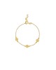 Βραχιόλι Excite Fashion Jewellery με τρισειρο στοιχείο δίσκος της Φαιστού από επιχρυσωμένο ασήμι 925. B-48-G-75 Κοσμήματα Βραχιόλι Excite Fashion Jewellery με τρισειρο στοιχείο δίσκος της Φαιστού από επιχρυσωμένο ασήμι 925. B-48-G-75 Κοσμήματα