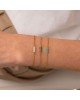 Βραχιόλι της Excite Fashion Jewellery με μοτίφ μπάρα στολισμένη με πολύχρωμα ζιργκόν από επιχρυσωμένο ασήμι 925. B-52-MYLTI-G-55 Κοσμήματα Βραχιόλι της Excite Fashion Jewellery με μοτίφ μπάρα στολισμένη με πολύχρωμα ζιργκόν από επιχρυσωμένο ασήμι 925. B-52-MYLTI-G-55 Κοσμήματα