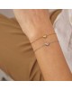 Βραχιόλι Excite fashion Jewellery αλυσίδα με λευκό μονόπετρο ζιργκόν, από ανοξείδωτο ατσάλι (δεν μαυρίζει) B-58-41-S Κοσμήματα Βραχιόλι Excite fashion Jewellery αλυσίδα με λευκό μονόπετρο ζιργκόν, από ανοξείδωτο ατσάλι (δεν μαυρίζει) B-58-41-S Κοσμήματα