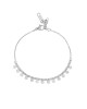 Βραχιόλι Excite fashion Jewellery αλυσίδα με κρεμαστά φλουράκια από ανοξείδωτο ατσάλι Κοσμήματα Βραχιόλι Excite fashion Jewellery αλυσίδα με κρεμαστά φλουράκια από ανοξείδωτο ατσάλι Κοσμήματα
