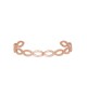 Βραχιόλι Βέργα Excite fashion Jewellery  με οβάλ κύκλους από ανοξείδωτο ατσάλι. Διατίθεται σε ασημένιο, χρυσό και ροζ χρυσό χρώμα. B-90-034RG Κοσμήματα