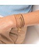 Βραχιόλι από την Excite Fashion Jewellery half & half από ανοξείδωτο ατσάλι με οβάλ αλυσίδα και πολύχρωμα ζιργκόν. B-YH1306A-G-COLORFUL-55 Κοσμήματα Βραχιόλι από την Excite Fashion Jewellery half & half από ανοξείδωτο ατσάλι με οβάλ αλυσίδα και πολύχρωμα ζιργκόν. B-YH1306A-G-COLORFUL-55 Κοσμήματα