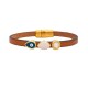 Βραχιόλι δερμάτινο Excite fashion Jewellery με επίχρυσα στοιχεία από σμάλτο και Swarovski. BM-750-21-04-61 Κοσμήματα Βραχιόλι δερμάτινο Excite fashion Jewellery με επίχρυσα στοιχεία από σμάλτο και Swarovski. BM-750-21-04-61 Κοσμήματα
