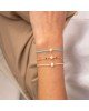 Βραχιόλι λεπτό μακραμέ, Boho, της Excite Fashion Jewellery, με περλίτσα, τιρκουάζ και χρυσές χάντρες. BR-0214-4 Κοσμήματα Βραχιόλι λεπτό μακραμέ, Boho, της Excite Fashion Jewellery, με περλίτσα, τιρκουάζ και χρυσές χάντρες. BR-0214-4 Κοσμήματα