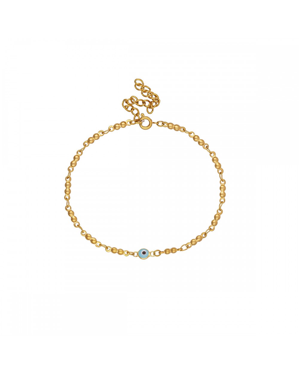 Βραχιόλι Excite fashion jewellery γαλάζιο ματάκι μουράνο με ατσάλινη επίχρυση αλυσίδα. B-1616-01-14-59 Κοσμήματα Βραχιόλι Excite fashion jewellery γαλάζιο ματάκι μουράνο με ατσάλινη επίχρυση αλυσίδα. B-1616-01-14-59 Κοσμήματα