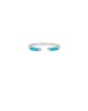 Δαχτυλίδι Excite Fashion Jewellery ανοιχτό βεράκι με τυρκουάζ ζιργκόν στα άκρα του από επιπλατινωμένο ασήμι 925 D-33-TYR-S-66 Κοσμήματα Δαχτυλίδι Excite Fashion Jewellery ανοιχτό βεράκι με τυρκουάζ ζιργκόν στα άκρα του από επιπλατινωμένο ασήμι 925 D-33-TYR-S-66 Κοσμήματα
