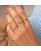 Δαχτυλίδι Excite Fashion Jewellery με μπλέ και λευκά ζιργκόν από επιχρυσωμένο ασήμι 925. D-60-MPLE-G-6 Κοσμήματα Δαχτυλίδι Excite Fashion Jewellery με μπλέ και λευκά ζιργκόν από επιχρυσωμένο ασήμι 925. D-60-MPLE-G-6 Κοσμήματα