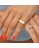 Οβάλ δαχτυλίδι σεβαλιέ Excite Fashion Jewellery, με λευκά ζιργκόν, από επιπλατινωμένο ασήμι 925. D-65-AS-S-11 Κοσμήματα Οβάλ δαχτυλίδι σεβαλιέ Excite Fashion Jewellery, με λευκά ζιργκόν, από επιπλατινωμένο ασήμι 925. D-65-AS-S-11 Κοσμήματα