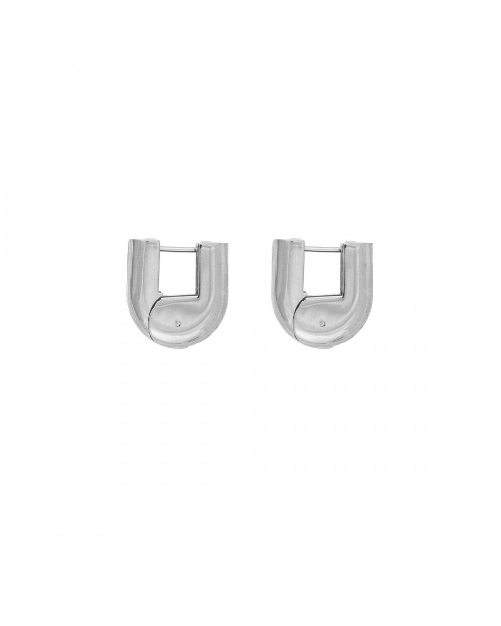 Σκουλαρίκια κρίκοι Excite Fashion Jewellery από ανοξείδωτο ατσάλι. E-4194-S Κοσμήματα