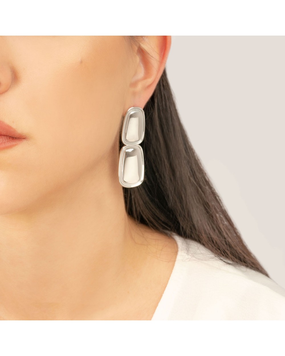 Κρεμαστά σκουλαρίκια Excite Fashion Jewellery από ανοξείδωτο ατσάλι. E-4219-S Κοσμήματα
