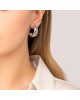 Σκουλαρίκια Excite Fashion Jewellery κρίκοι μπούλ από επιπλατινωμένο ανοξείδωτο ατσάλι. E-69-53S Κοσμήματα Σκουλαρίκια Excite Fashion Jewellery κρίκοι μπούλ από επιπλατινωμένο ανοξείδωτο ατσάλι. E-69-53S Κοσμήματα