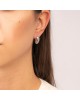 Καρφωτοί πομπέ κρίκοι Excite Fashion Jewellery από επιπλατινωμένο ανοξείδωτο ατσάλι. E-YH1244A-S-75 Κοσμήματα Καρφωτοί πομπέ κρίκοι Excite Fashion Jewellery από επιπλατινωμένο ανοξείδωτο ατσάλι. E-YH1244A-S-75 Κοσμήματα