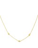 Κολιέ  Excite fashion Jewellery, με σειρά από τρία λευκά ζιργκόν  από επιχρυσωμένο ασήμι 925. K-10-G-95 Κοσμήματα